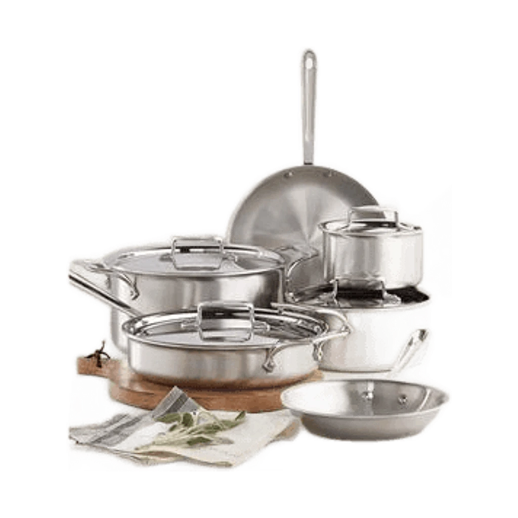 All-Clad D5 Cookware Set, 10-Pc.