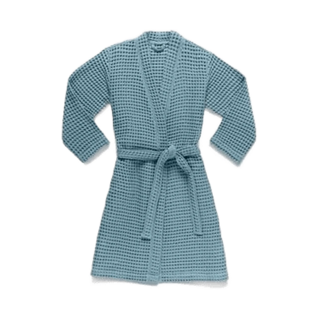 Dreamweave Waffle Robe — Storm