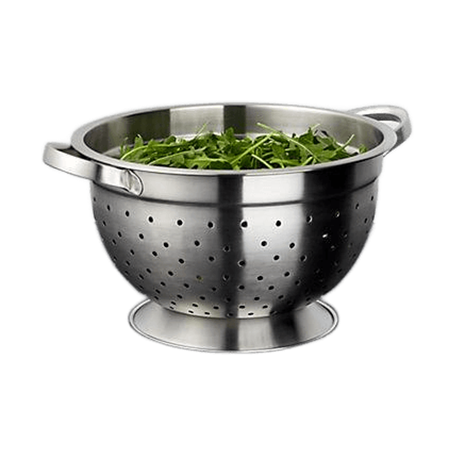 Footed Stainless Steel Colander