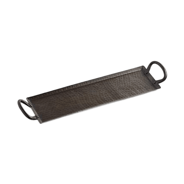 Feast Hammered Iron Platter