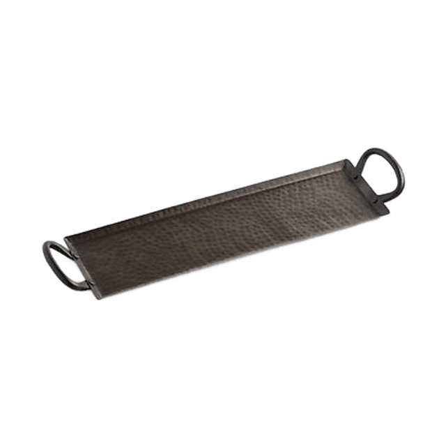 Feast Hammered Iron Platter