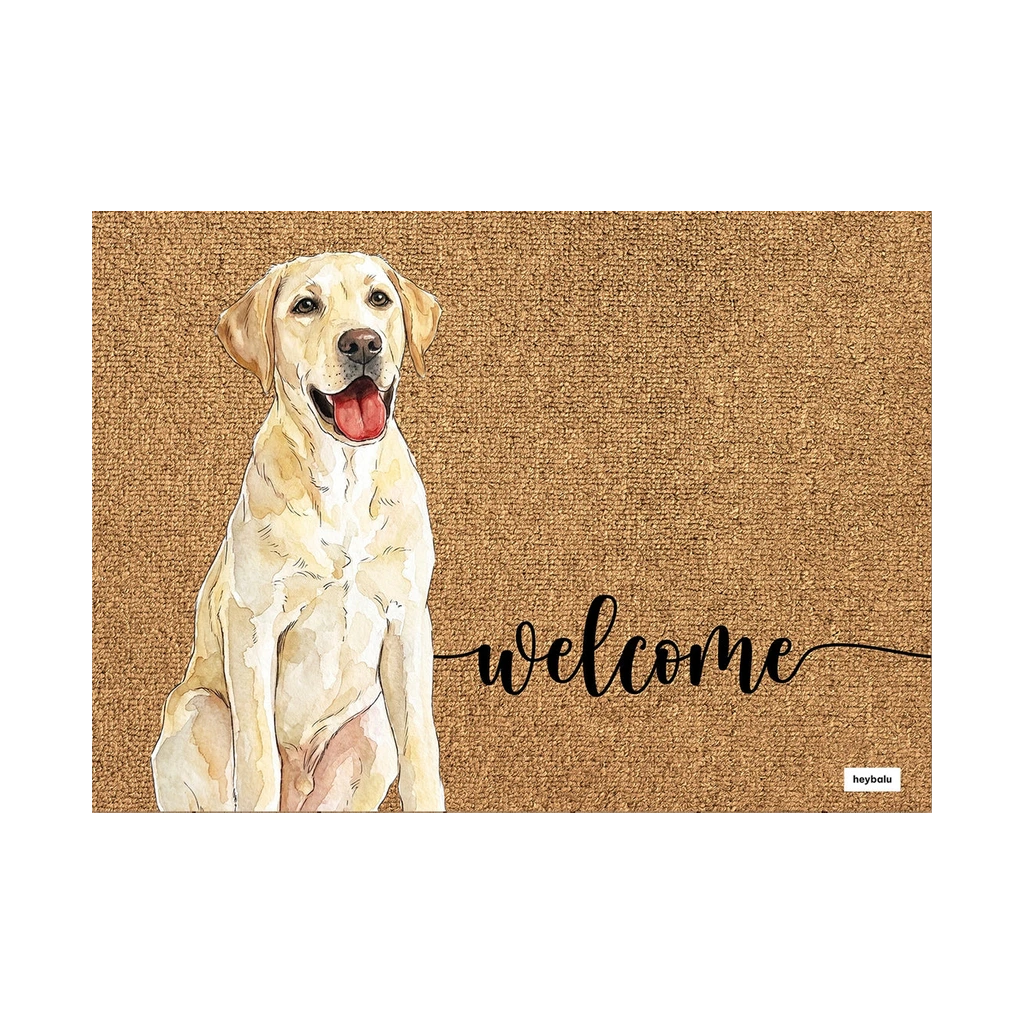 Personalized Watercolor Doormat