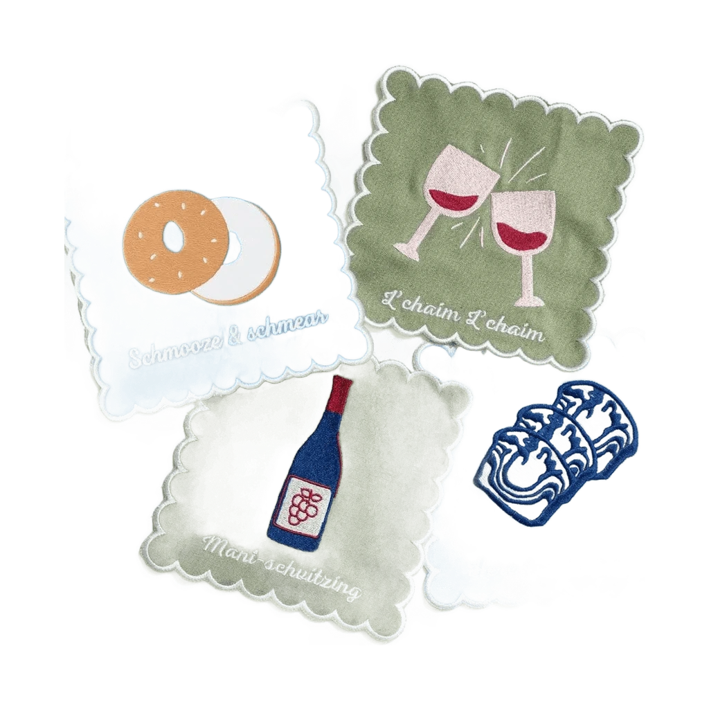 “L’Chaim” Cocktail Napkins, Set of 4