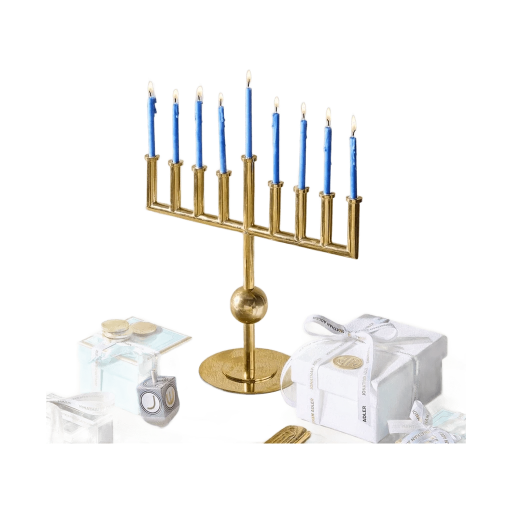 Brass Vienna Menorah