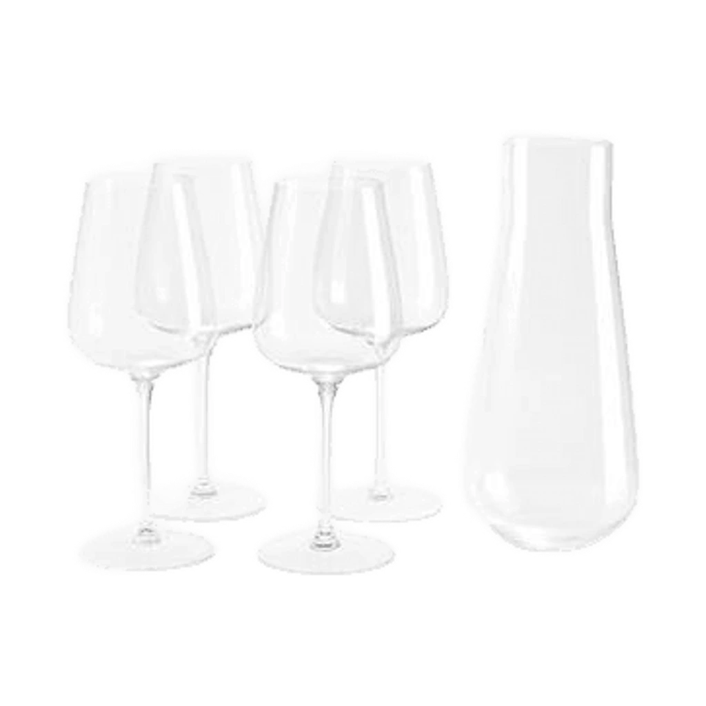 Fable Crystal Wine Glasses & Carafe
